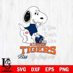 Auburn Tigers Snoopy If you dont like kiss SVG DXF EPS PNG FILE,Snoopy File Cut, NCAA Digital Download,Instant Download,Christmas Silhouette