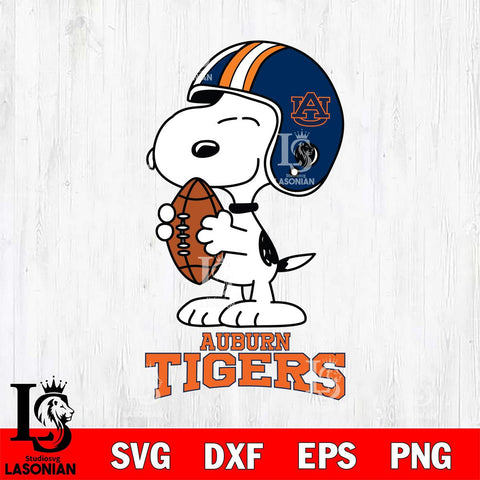 Auburn Tigers Snoopy Rugby Svg Eps Dxf Png File, NCAA svg , Digital Download , Instant Download, Cricut File