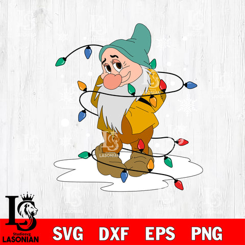 BASHFUL SVG DXF EPS PNG FILE, Disney svg ,Christmas Digital Download,Instant Download, Silhouette