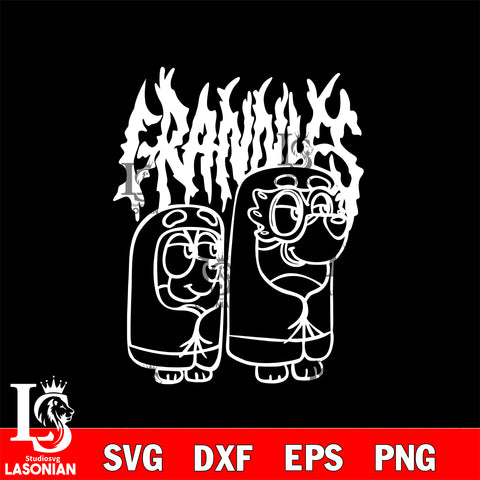 BLUEY Grannies Svg Eps Dxf Png File, Digital Download, Instant Download