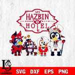 BLUEY HAZBIN HOTEL Svg Eps Dxf Png File, Digital Download, Instant Download
