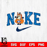 BYU Cougars Bluey Halloween Nike NCAA Svg Eps Dxf Png File, Digital Download, Instant Download