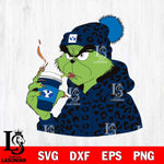 BYU Cougars Boujee Grinch 8 Svg Eps Dxf Png File, Digital Download, Instant Download