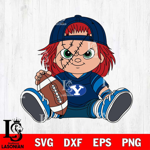 BYU Cougars Chucky Horror 11 Svg Eps Dxf Png File, NCAA svg, Digital Download, Instant Download