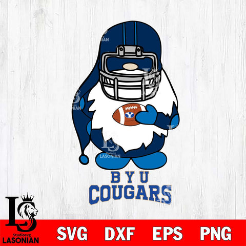 BYU Cougars Gnomes Christmas Svg Eps Dxf Png File, Digital Download, Instant Download