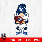 BYU Cougars Gnomes Christmas football Svg Eps Dxf Png File, Digital Download, Instant Download