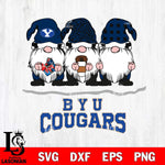 BYU Cougars Gnomes Coffee Svg Eps Dxf Png File, Digital Download, Instant Download