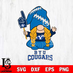 BYU Cougars Gnomes Fan Svg Eps Dxf Png File, Digital Download, Instant Download