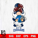BYU Cougars Gnomes Helmet Svg Eps Dxf Png File, Digital Download, Instant Download