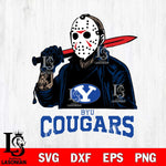 BYU Cougars Jason Voorhees Horror Halloween Svg Eps Dxf Png File, NCAA svg, Digital Download, Instant Download