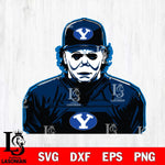 BYU Cougars Michael Myers Horror Halloween Svg Eps Dxf Png File, NCAA svg, Digital Download, Instant Download