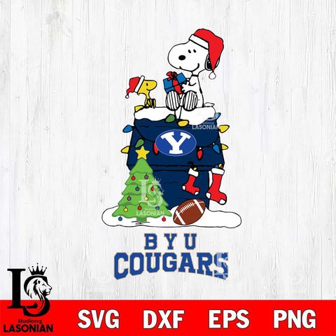 BYU Cougars Snoopy Sport 11 Svg Eps Dxf Png File, Digital Download