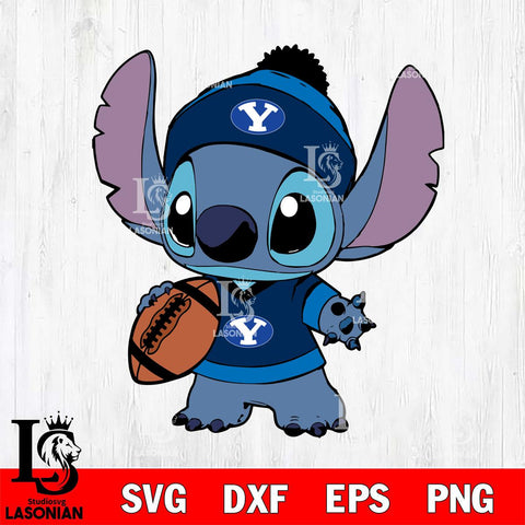 BYU Cougars Stitch Svg Eps Dxf Png File, NCAA svg, Digital Download, Instant Download
