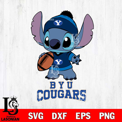 BYU Cougars Stitch Disney, Svg Eps Dxf Png File, Digital Download