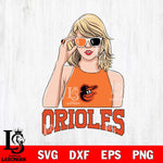 Baltimore Orioles And Taylor Swift Fan Svg Eps Dxf Png File, Digital Download, Instant Download