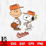 Baltimore Orioles Peanuts Sport Svg Eps Dxf Png File, MLB File Cut,Digital Download,Instant Download,MLB Svg Files
