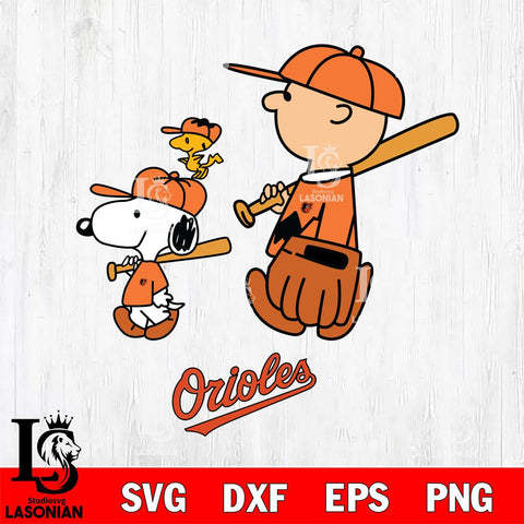 Baltimore Orioles Peanuts Top Sport Svg Eps Dxf Png File, MLB File Cut,Digital Download,Instant Download,MLB Svg Files