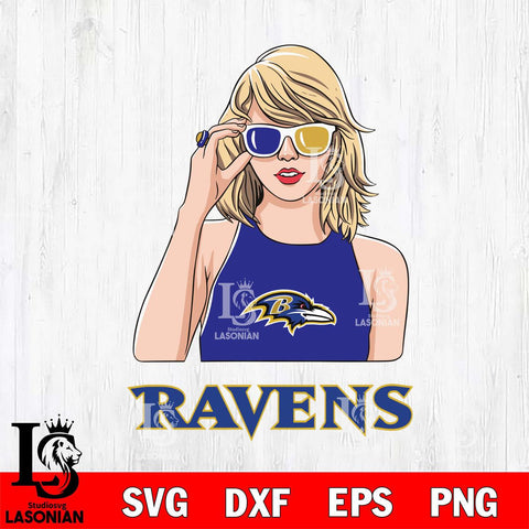 Baltimore Ravens And Taylor Swift Fan Svg Eps Dxf Png File, Digital Download, Instant Download