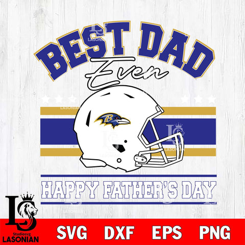 Baltimore Ravens Best Dad Ever SVG DXF EPS PNG FILE, NFL File Cut,Digital Download,Instant Download, Silhouette