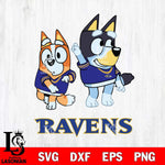 Baltimore Ravens Bluey Chilli Mode Dance Svg Eps Dxf Png File, Digital Download, Instant Download