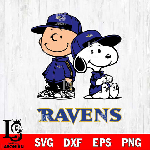 Baltimore Ravens Charlie Brown Snoopy Champions Svg Eps Dxf Png File, NFL svg , Digital Download , Instant Download, Cricut File
