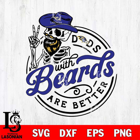 Baltimore Ravens Dad With Beard Are Better Svg Eps Dxf Png File, Digital Download, Instant Download