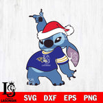 Baltimore Ravens Disney Lilo & Stitch Christmas Svg Eps Dxf Png File, Digital Download, Instant Download