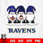 Baltimore Ravens Gnomes Coffee Svg Eps Dxf Png File, Digital Download, Instant Download