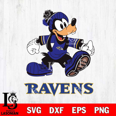 Baltimore Ravens Goofy Cool Sport SVG DXF EPS PNG FILE,NFL Cricut ,Football Digital Download,Instant Download, Silhouette