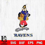 Baltimore Ravens Goofy Player SVG DXF EPS PNG FILE,NFL Cricut ,Football Digital Download,Instant Download, Silhouette
