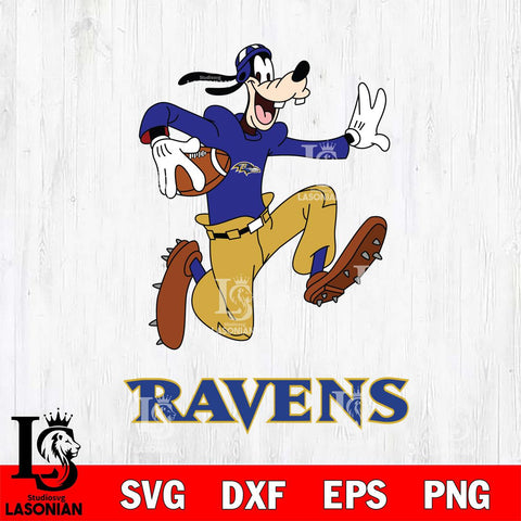 Baltimore Ravens Goofy rugby Sport SVG DXF EPS PNG FILE,NFL Cricut ,Football Digital Download,Instant Download, Silhouette