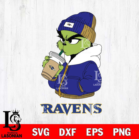 Baltimore Ravens Grinch Bougie Christmas Svg Eps Dxf Png File,Cricut svg files, Digital Download, Instant Download