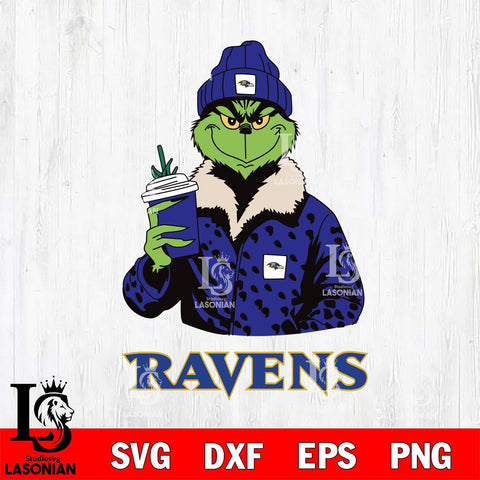 Baltimore Ravens Grinch Christmas Svg Eps Dxf Png File,Cricut svg files, Digital Download, Instant Download
