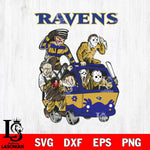 Baltimore Ravens Jason Voorhees Horror 10 Svg Eps Dxf Png File, NFL svg, Digital Download, Instant Download