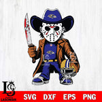Baltimore Ravens Jason Voorhees Horror Svg Eps Dxf Png File, NFL svg, Digital Download, Instant Download
