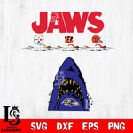Baltimore Ravens Jaws Eat Steelers, Bengals, Browns Svg Eps Dxf Png File, Digital Download, Instant Download