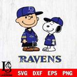 Baltimore Ravens Peanuts Snoopy Football SVG DXF EPS PNG FILE,Snoopy File Cut, Nfl Digital Download,Instant Download, Silhouette