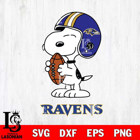 Baltimore Ravens Snoopy Rugby Svg Eps Dxf Png File, NFL svg , Digital Download , Instant Download, Cricut File