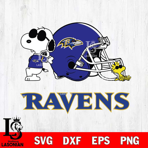 Baltimore Ravens Snoopy Sport 2 Svg Eps Dxf Png File, NFL svg, Digital Download, Instant Download