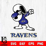 Baltimore Ravens Snoopy Sport 3 Svg Eps Dxf Png File, NFL svg, Digital Download, Instant Download