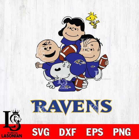 Baltimore Ravens Snoopy Sport 4 Svg Eps Dxf Png File, NFL svg, Digital Download, Instant Download