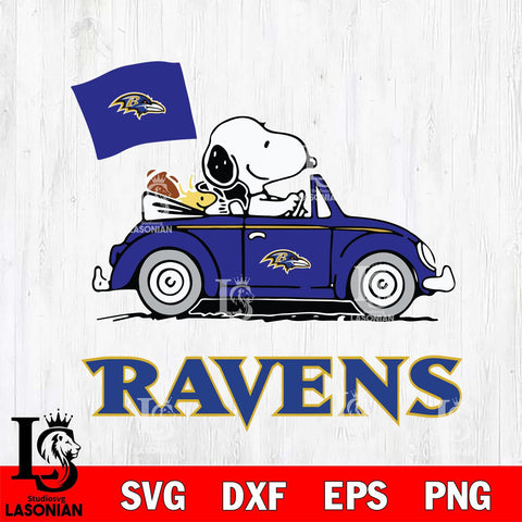 Baltimore Ravens Snoopy Sport 5 Svg Eps Dxf Png File, NFL svg, Digital Download, Instant Download