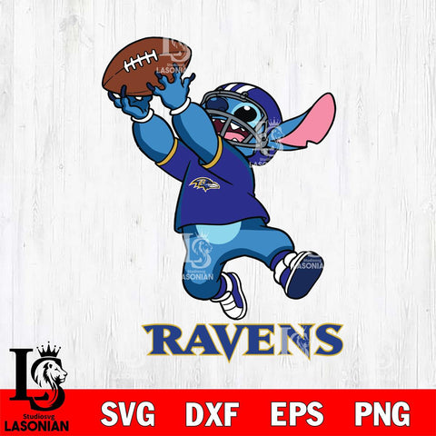 Baltimore Ravens Stitch Rugby Ball SVG DXF EPS PNG FILE, Stitch File Cut,NFL Digital Download,Instant Download, Silhouette