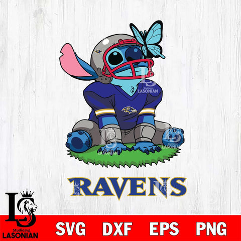 Baltimore Ravens Stitch Rugby Ball Sport SVG DXF EPS PNG FILE, Stitch File Cut,NFL Digital Download,Instant Download, Silhouette