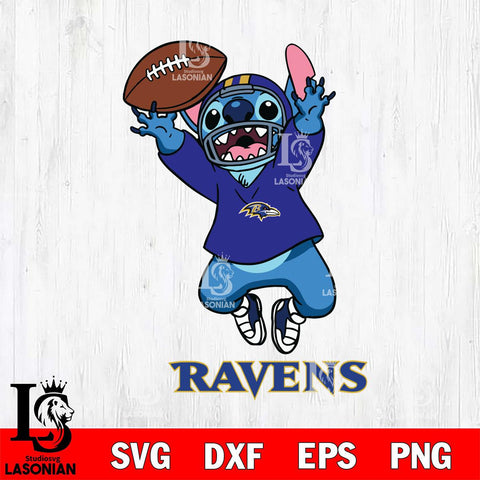 Baltimore Ravens Stitch Sport Football SVG DXF EPS PNG FILE, Stitch File Cut,NFL Digital Download,Instant Download, Silhouette