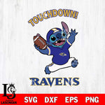 Baltimore Ravens Stitch Touchdown SVG DXF EPS PNG FILE, NFL File Cut, Digital Download,Instant Download, Silhouette, Cricut