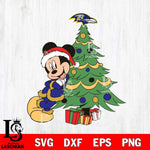 Baltimore Ravens mickey christmas 12 Svg Eps Dxf Png File, Digital Download, Instant Download
