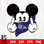 Baltimore Ravens mickey christmas 4 Svg Eps Dxf Png File, Digital Download, Instant Download