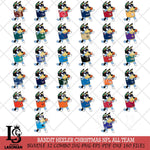 Bandit Heeler Christmas NFL ALL TEAM Svg Eps Dxf Png File, Digital Download, Instant Download
