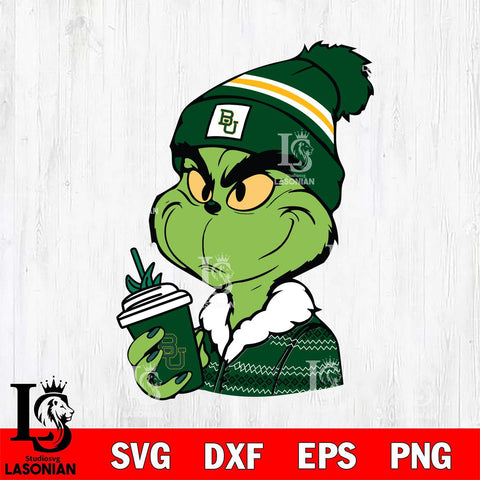 Baylor Bears Boujee Grinch Svg Eps Dxf Png File, Digital Download, Instant Download